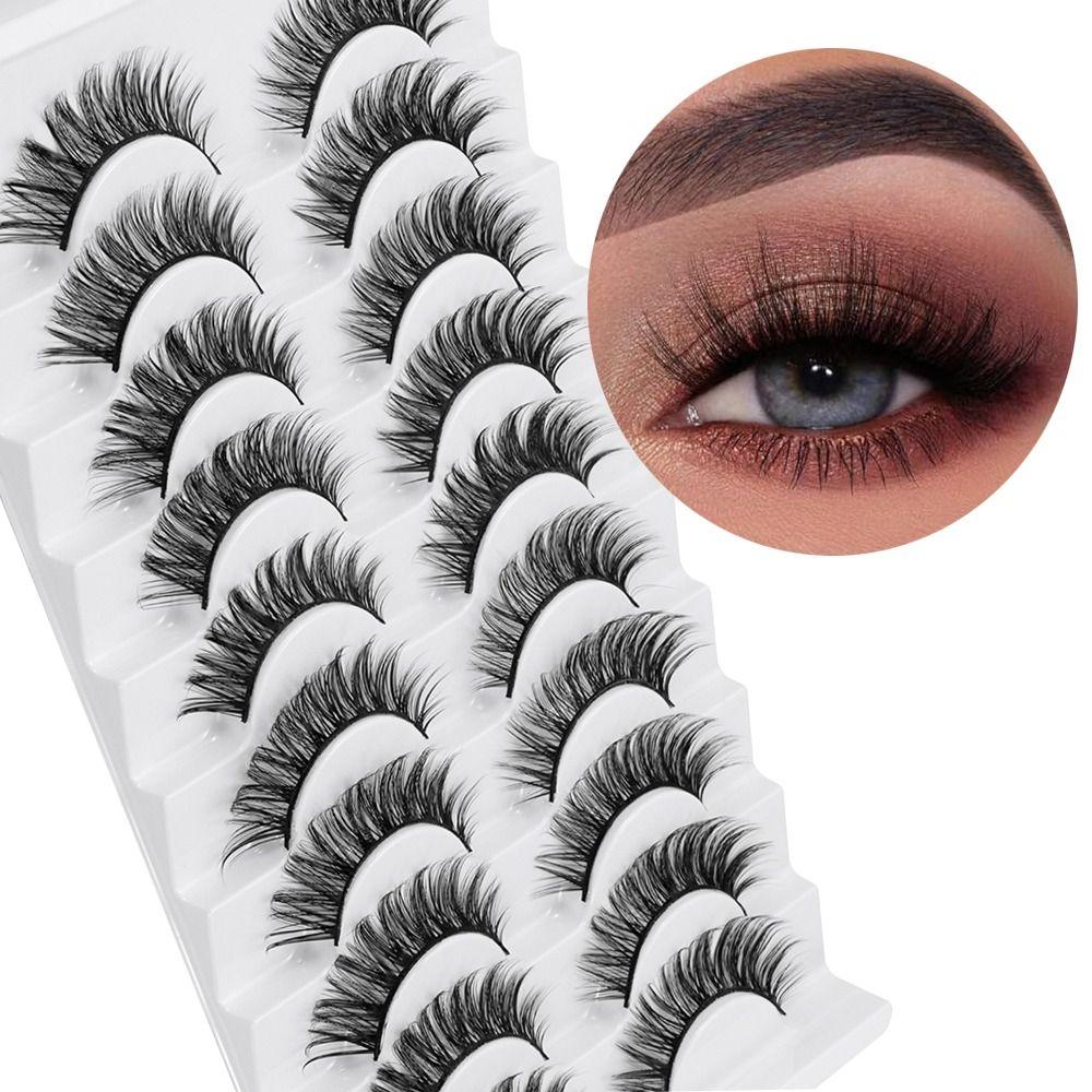 Natrual Long 3D Faux Mink Lash Dramatic Eye Makeup Tools Fake Eyelash  Eyelash Extension