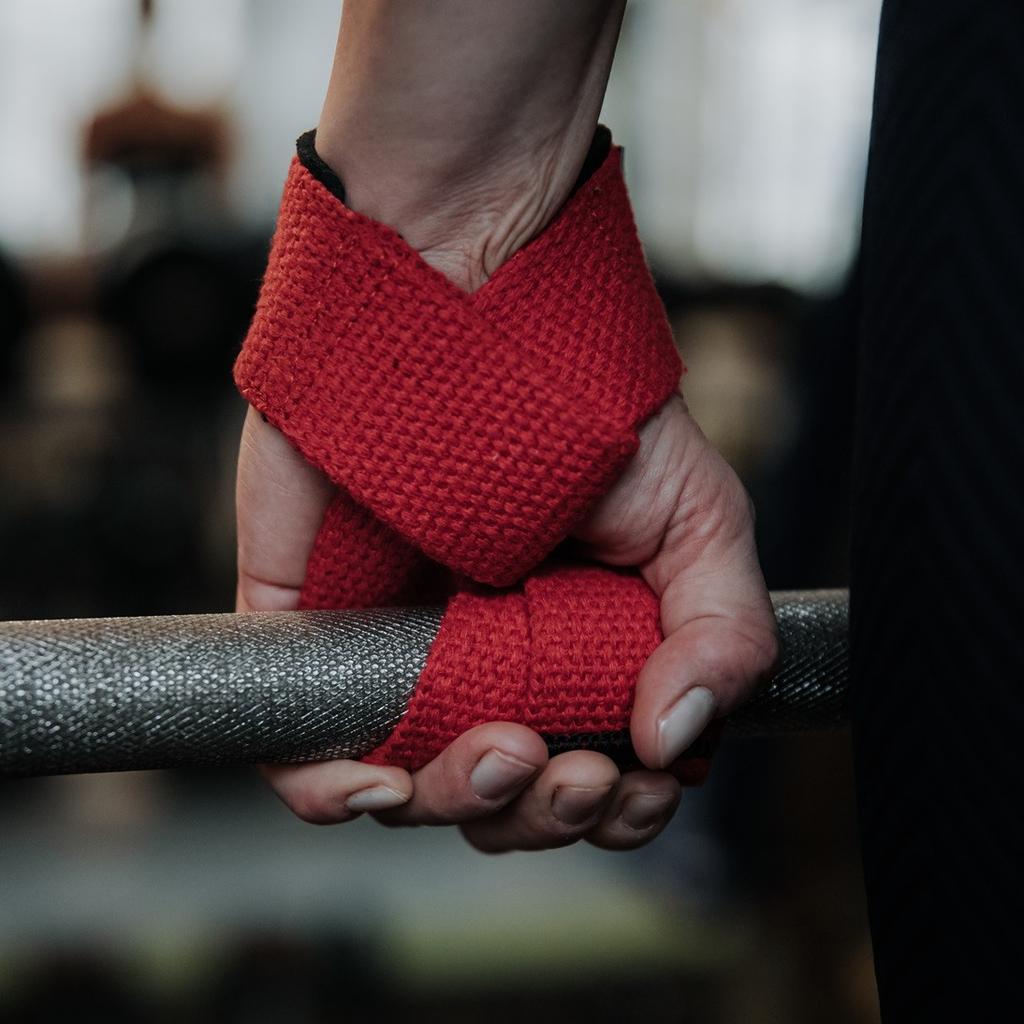 StormCloud Deadlift and Weightlifting Training Straps Black