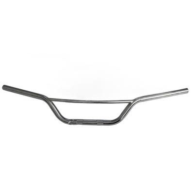Universal Motorcycle Modification Retro Handlebar Drag Bar Replacement Part 25mm 1in Silver