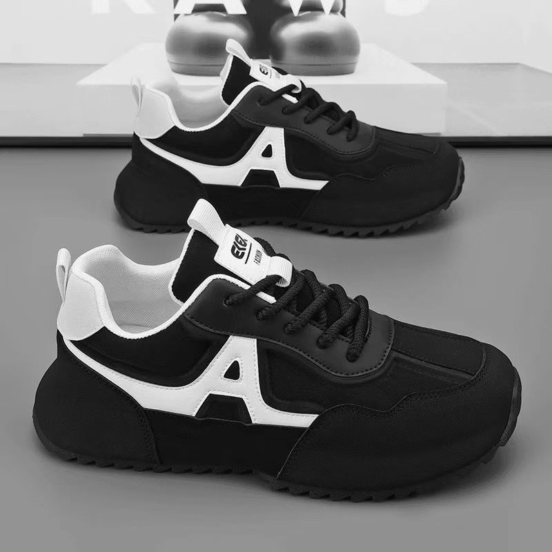 Green Men's Shoes Sneakers Outdoor Casual Shoes Breathable Mesh Shoes Students Walking Flats Low Top Zapatos De Hombre