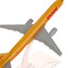 16Cm Scale 1:400 Metal Airplane Replica Dhl Alloy Airplane Model Yellow Freight Machine Diecast Aircraft Aviation Collectibles