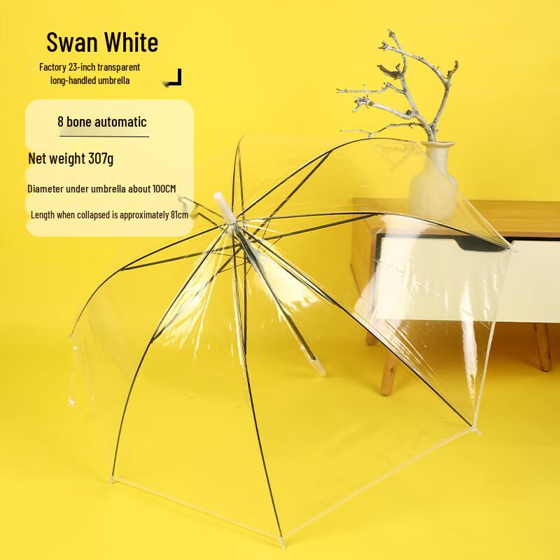 Nanqiao Creative Semi-Automatic Transparent Straight Umbrella