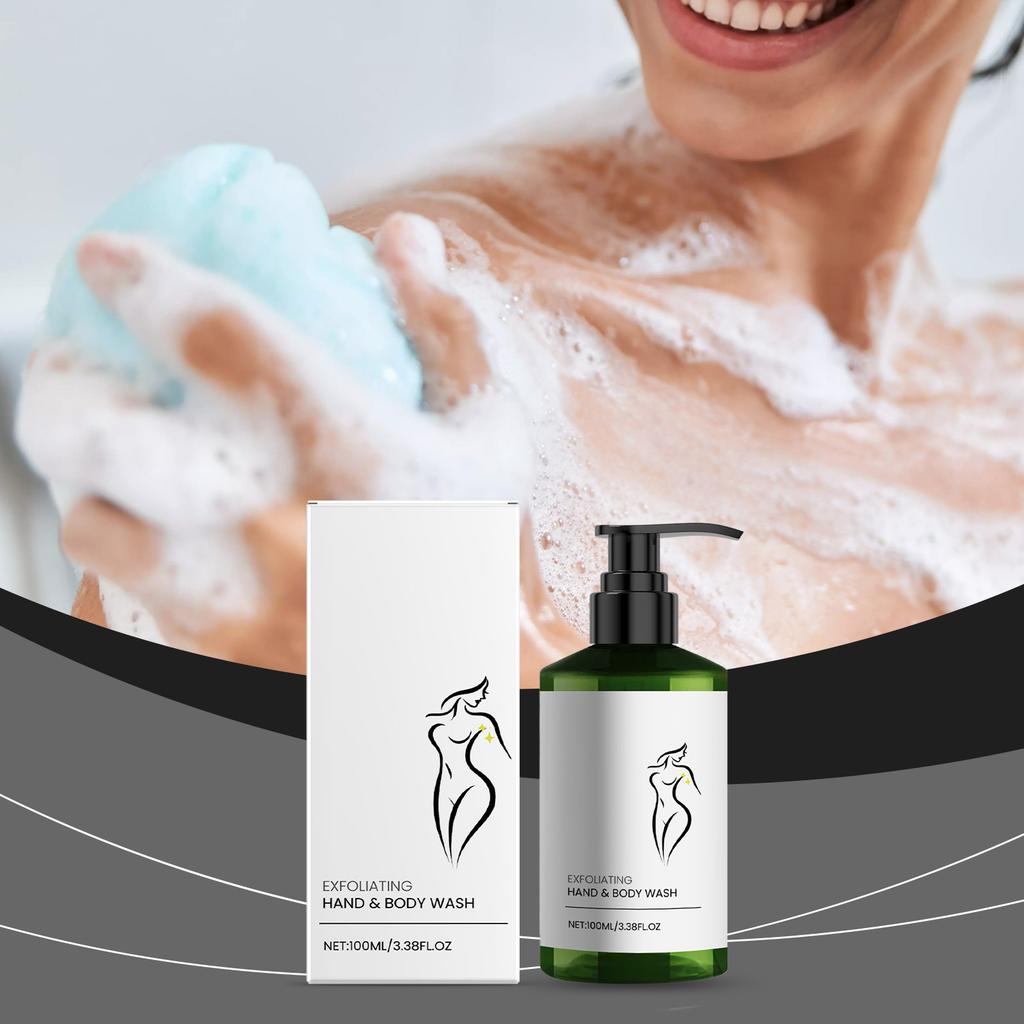 Gentle Exfoliating Shower Gel,Body Cleansing Shower Gel Is Refreshing And Moisturizing, Deep Cleansing ,Deodorant Shower Gel;100ml