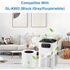 Replacement HEPA Filter Compatible With TDBYWAE GL-K803 Air Purifier, H13 True HEPA Air Cleaner 360° 3-stage Filtration, 3-in-1 High-efficiency