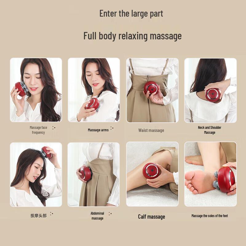 Luckcattle Multifunctional Head Massager CN plug (adapter included)