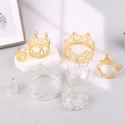 Crown Cake Decoration Princess Topper Children Ornaments For Wedding Birthday MIT
