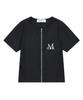 Burnished Metal Logo Spandex Half Zip