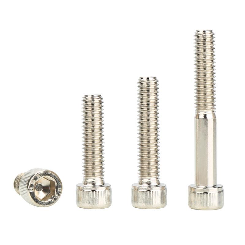 M2 M2.5 M3 M4 Grad 12.9 Oțel Aliat Placat cu Nichel Șurub cu Cap Butuc Hexagonal Allen Filet Complet/Parțial Lungime:3-100mm
