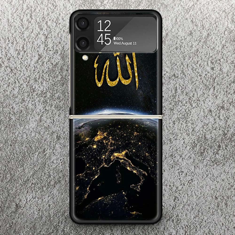

Muslim Surah Ikhlas Islamic Quotes Print Case For Samsung Galaxy Z Flip 3 4 5 6 7 5G Phone Shell Flip7 Flip6 Flip5 Flip4 Flip3 P Samsung Z Flip 4