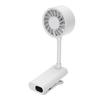Handheld Clip Fan USB Desk Fan Portable   Fan with Hose Clamp Outdoor 360 Degree Rotation Smart Display Screen Clamp Fan for   Study Travel