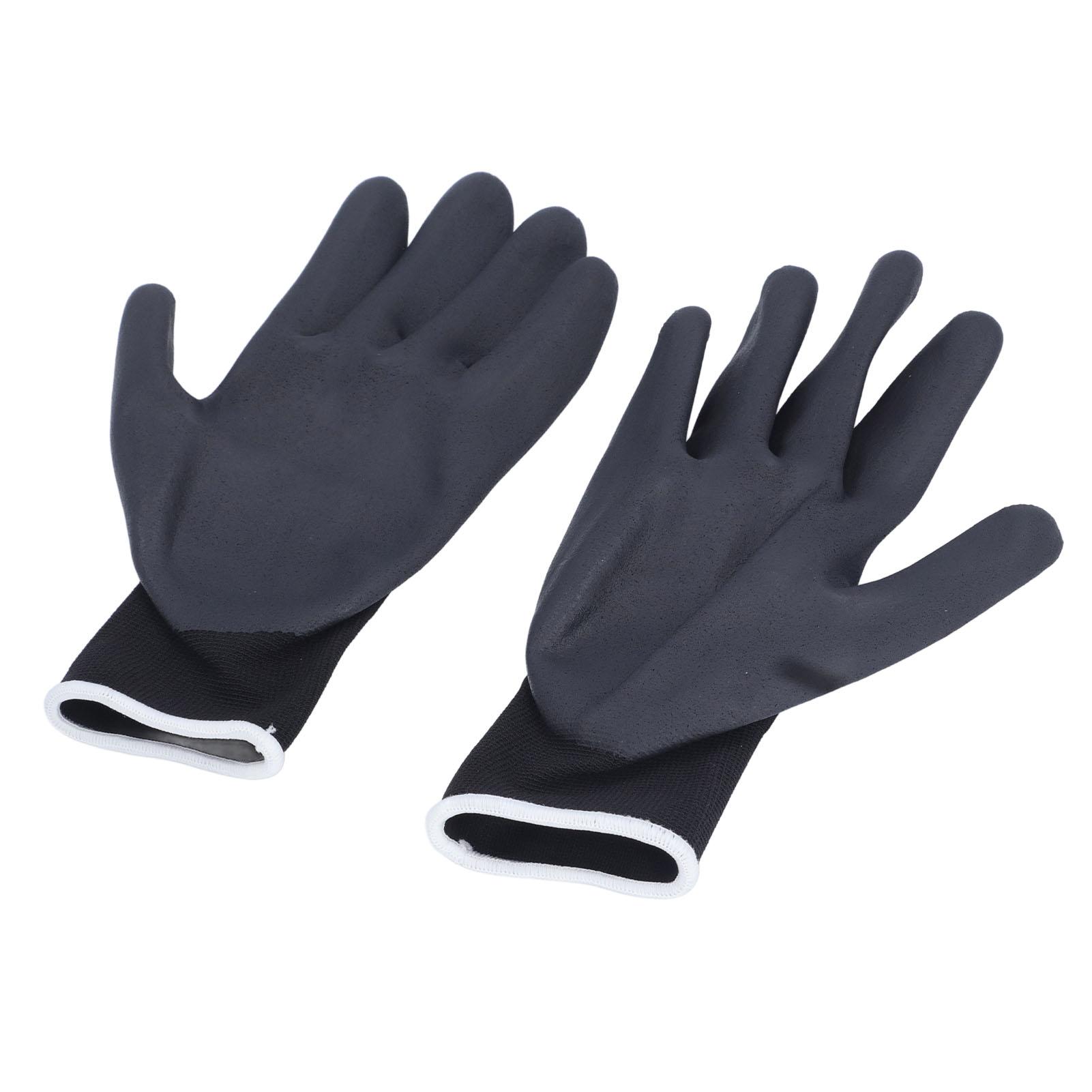 Gants d'électricien isolants 400V Résistants aux hautes tensions Caoutchouc ignifuge Texture antidérapante Prévention des chocs Taille L