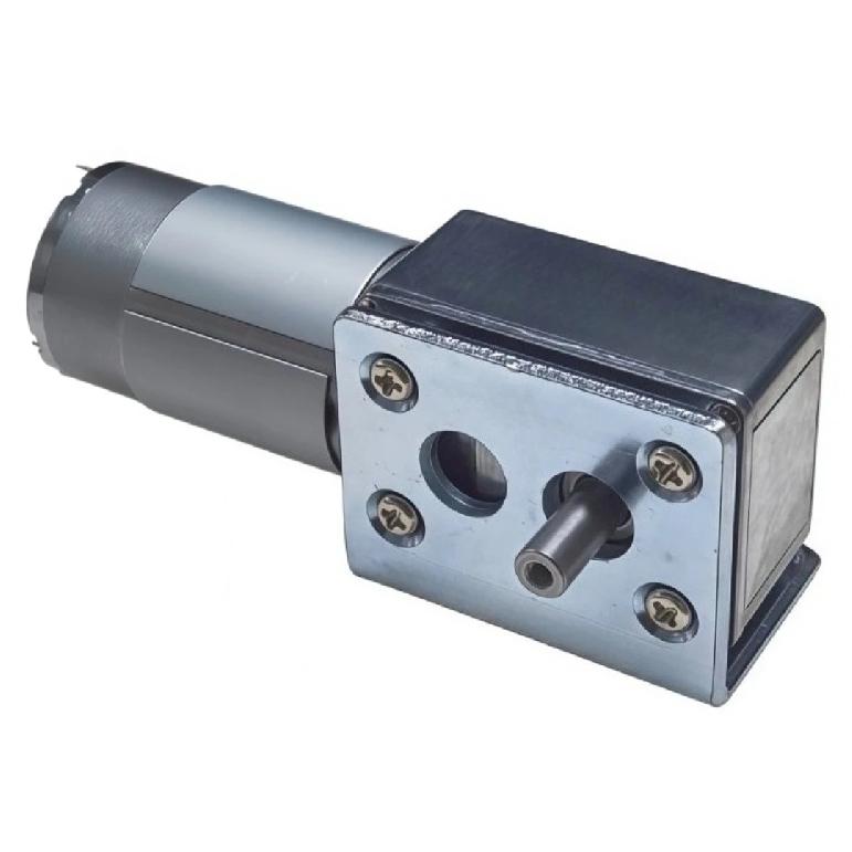 DC Electronic 4632-395 Worm Gear Motor Low Speed 7-201RPM Worm Reduction Gearbox Engine 12V 24V Self-locking Geared Motor