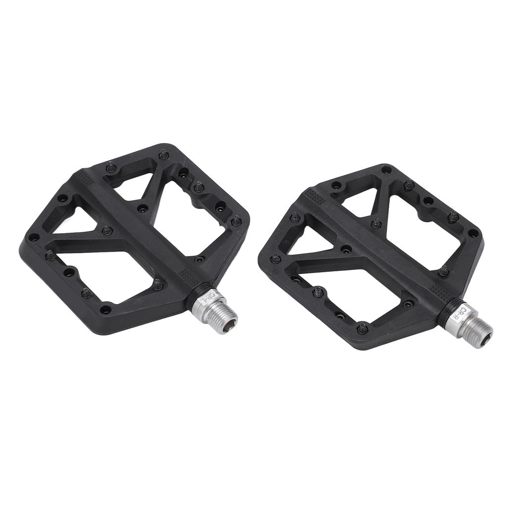 1 Pair Bike Pedal Anti Slip Nylon Fiber Bicycle Platform Flat Pedals for Road Mountain Bike