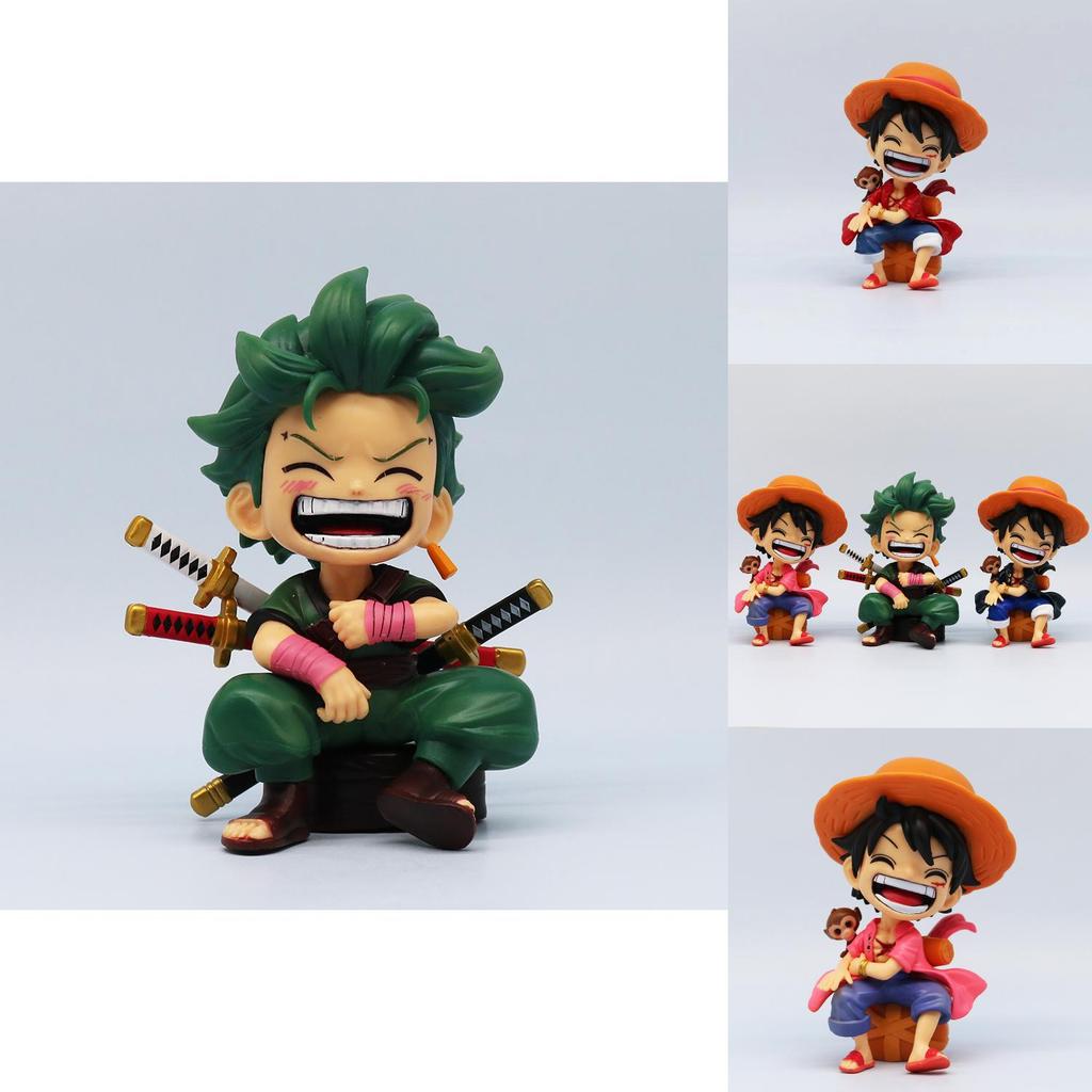 Gk Luffy Red Outfit Boxed Pvc Figure Model Toy Car Ornament Collectible
