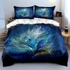 Abstract Blue Decorative Set Soft Comfortable Duvet Cover Bedding Set Included 1*Duvet Cover & 2*Pillowcases Gift