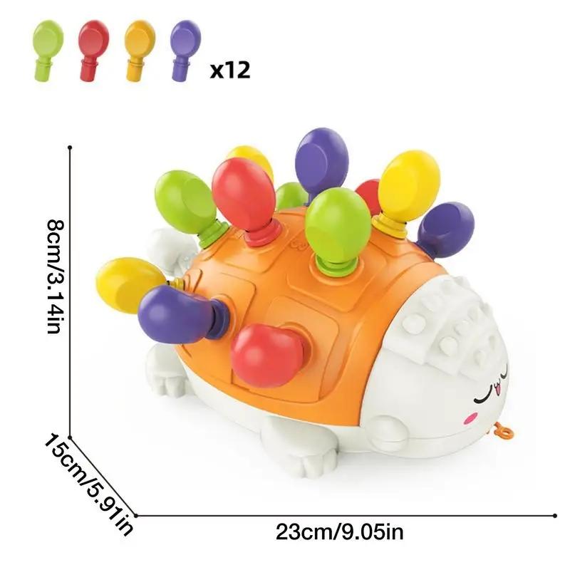 Hedgehog Montessori Toys Baby Concentration Training Early Education Toys Fine Motor and Sensory Toys Spelling Little Hedgehog