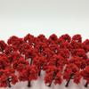 DauStage Forest for N Gauge and Architectural Available In 50 or 100 Colors 100 Trees, 3cm, Dioramas, Railways, Models, (18, Red, Pieces)