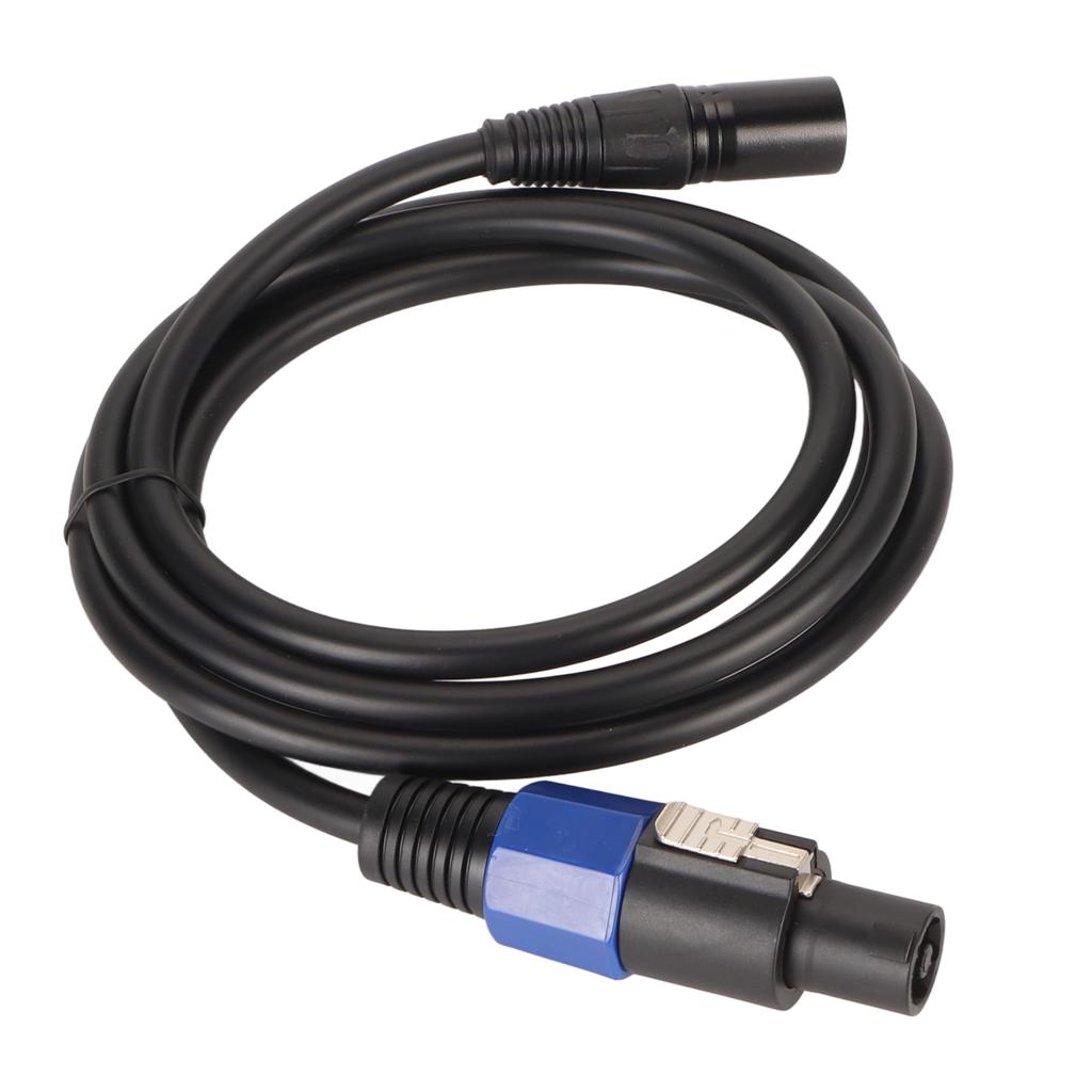Speaker Plug Male To XLR Male Cable XLR 3pin Speaker Extension Cable for DJ PA Gig Stage Speaker 1.8M