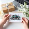 PVC Stamps for DIY Scrapbooking Photo Album Decorative Cards Making Stamp Sheets Film Frame Motorbike 21x14.8x0.3cm