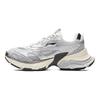 Li Ning Xingji Cushioning Abrasion Resistant Breathable Low top Chunky Sneakers Men's Gray Silver AGCV353-5