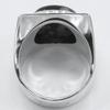 LOUIS VUITTON Chevalier Snow Flow Ring M64903 Silver925/Obsidian #9.9(US Size) 22.0g mens Used
