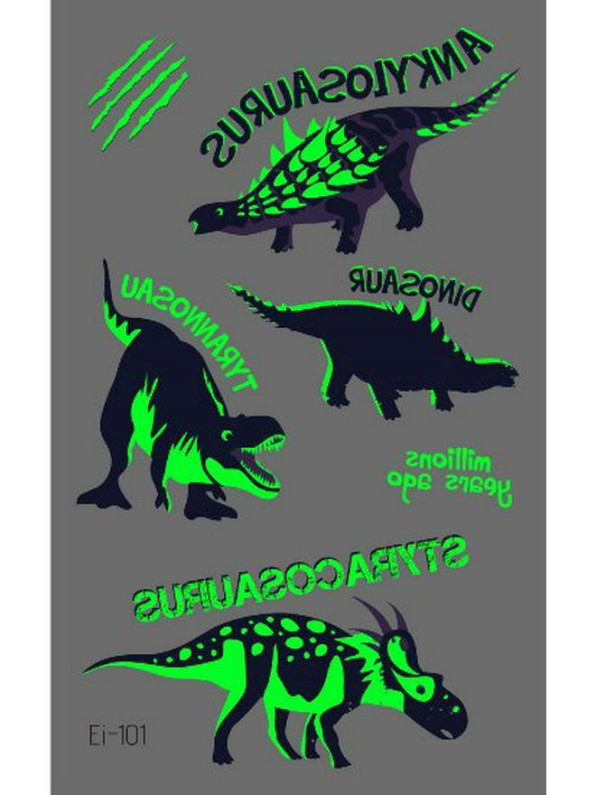 Tatuaże dla dzieci świecące w ciemności - Zabawa na imprezę i do kostiumu