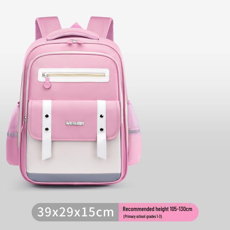 Capybara Oxford Spine-Support Backpack for Grades 1-6: Boys & Girls School Bag