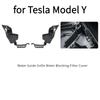 Schmutzfilter für Tesla Model Y Frunk Wasserleitkanal Schutznetzabdeckung Schmutzleckagefilter Nut Verstopfungsschutz A8B8