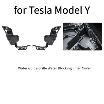 Skräpfilter för Tesla Model Y Främre bagageutrymme Vattenledningskanal Skyddsnät Skräpläcksfilter Spår Anti-igensättning A8B8