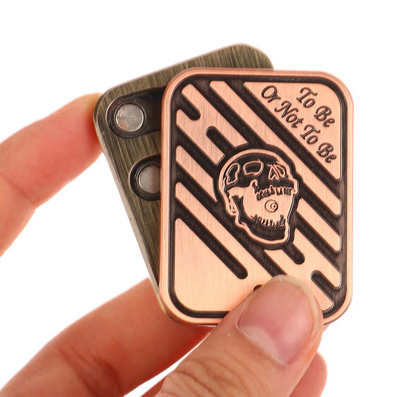 Slider Poker A K Metal Push Card Edc  Spinners Antistress Papa Decompression Hand Spinner Stress Relief Toys
