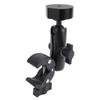 Rv Ladder Mount for Mini ABS Aluminum Alloy Multifunction Adjustable Clamp Mount for Pole RV Trailer Yacht Black