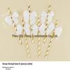 Disposable Paper Straw Bow for Children's Birthday Cupcake Decoration