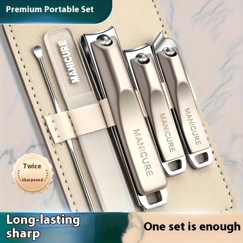 Xiaomi High-Quality 5pcs Nail Care Set Including Nail Clippers a Nano File And an Ear Scoop All Packed In a Portable Storage Case