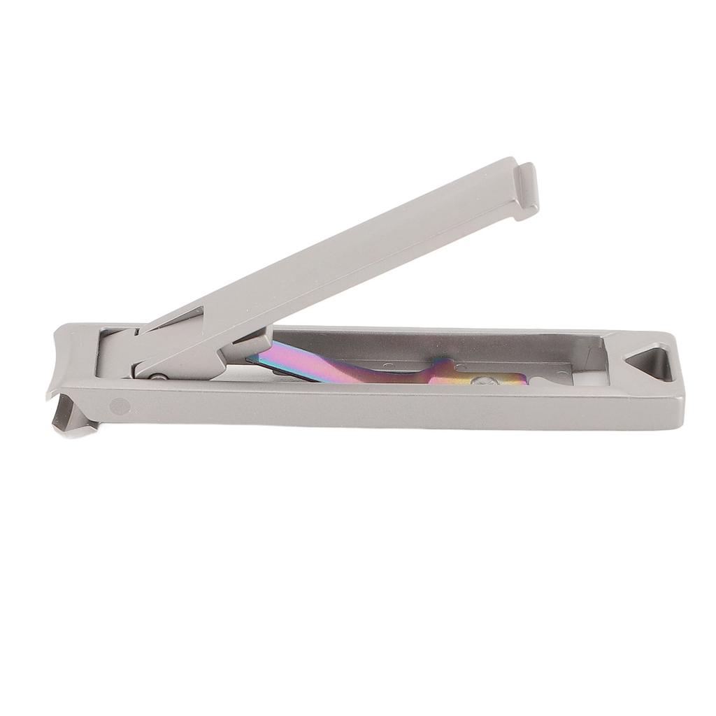 Unghieră pliabilă din oțel inoxidabil, portabilă, ultra-subțire, de buzunar, tăietor unghii, instrumente de manichiură pentru acasă, călătorie