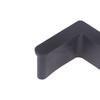 10Pcs L Type Rubber Base Non-Slip Foot Pad Slotted Angle Bar Triangle Feet Shelf Iron Bed Foot Cover Protective Rubber Sleeve