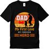 Essential Tee Rock For her Oneck tshirt Oversized Dad My First Love My Forever Hero Cool Unisex tees Relaxed Fit Tshirt