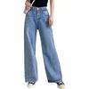 IHUASU Women's Fashion Casual Solid Color Print Pants & Capris