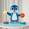 Interactive Penguin Balance Puzzle: Early Childhood Wooden Learning Toy for Parent-Child Engagement