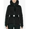 Dames Winter Capuchon Hoge Taille Gewatteerde Sport Parka Jassen met Riem Vrouwelijk Elegant Dik Warm Zakken Winddicht Ski Jassen