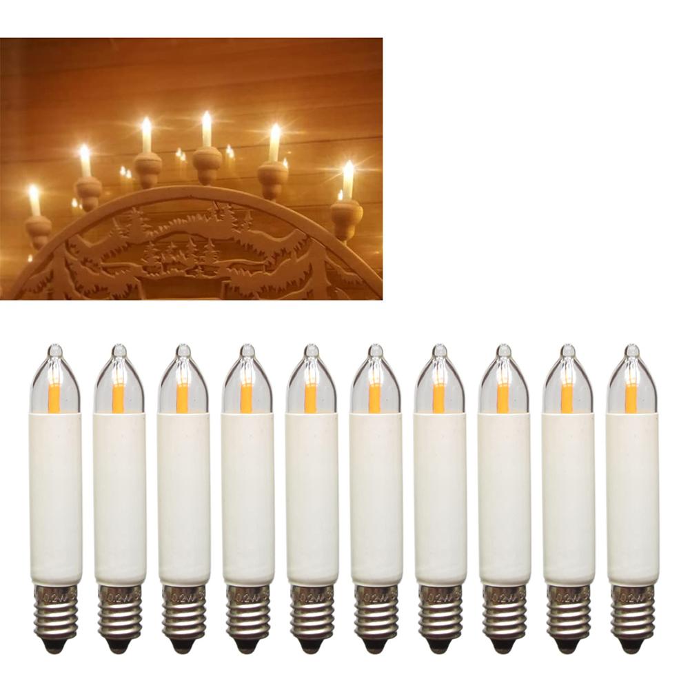 11mm*65mm LED Bulb LED Bulb Warm White 3000K 10 Pcs