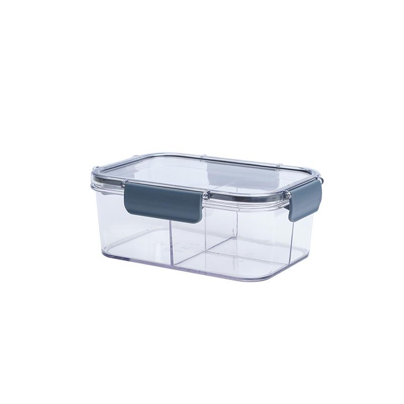 Food-Grade Sealed Fruit Storage Box with Divider for Refrigerator