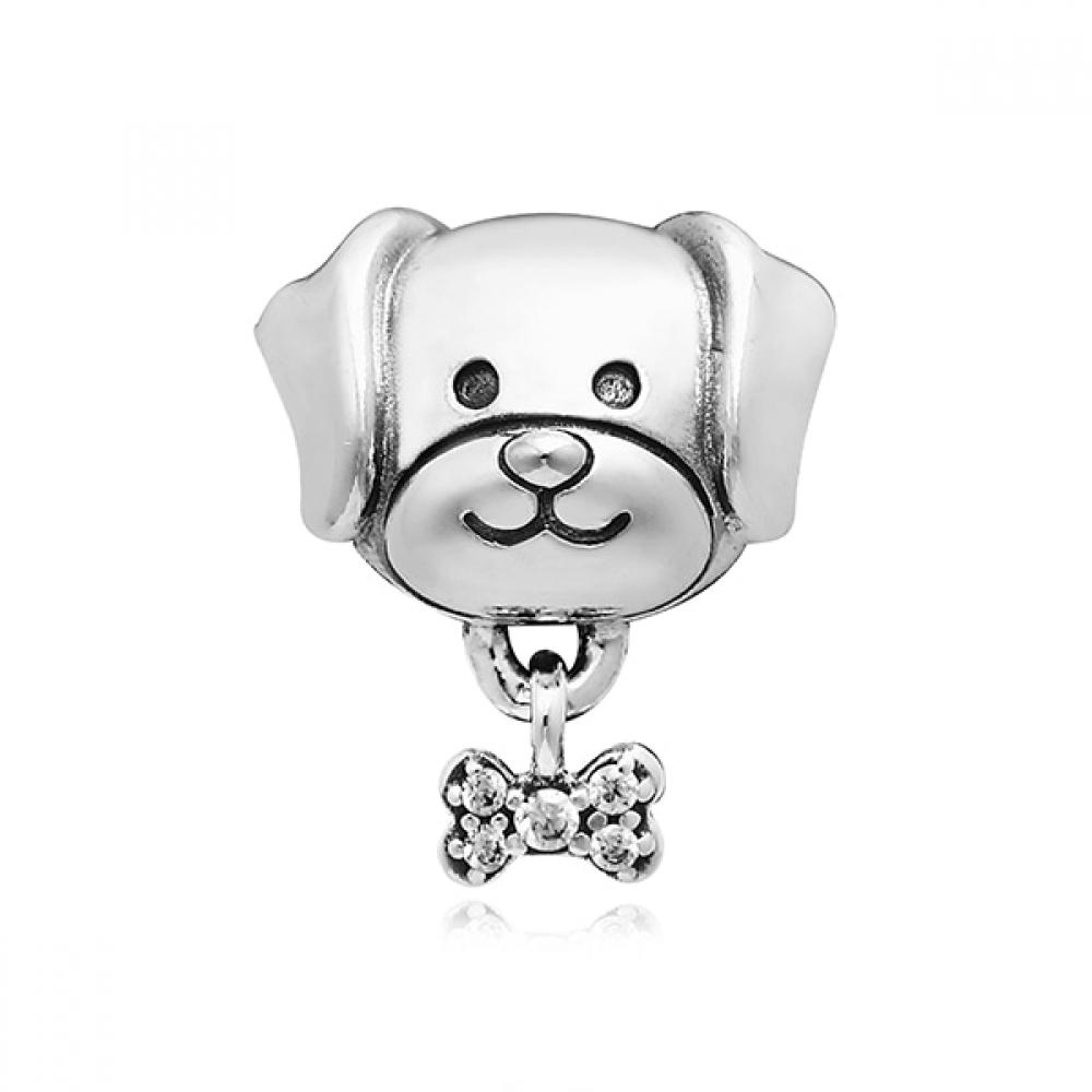 

Pandora 792254c01 Домашній Собака Собака Кістка Срібний Шарм 792254C01