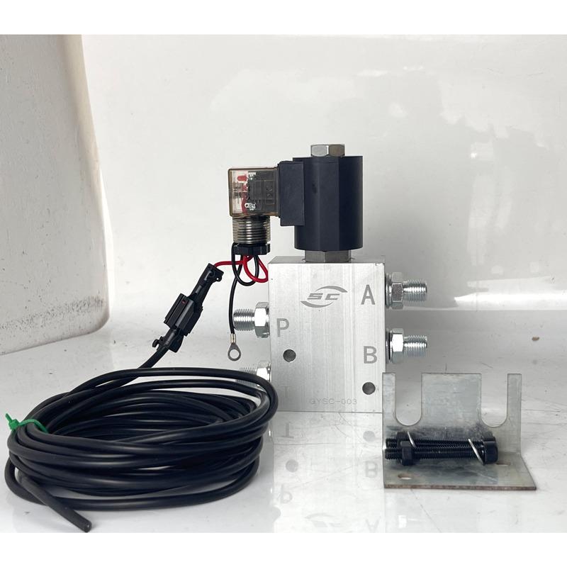 Connettore rapido per escavatore valvola solenoide idraulica 12V/24V valvola di inversione a controllo elettronico modificata accessori
