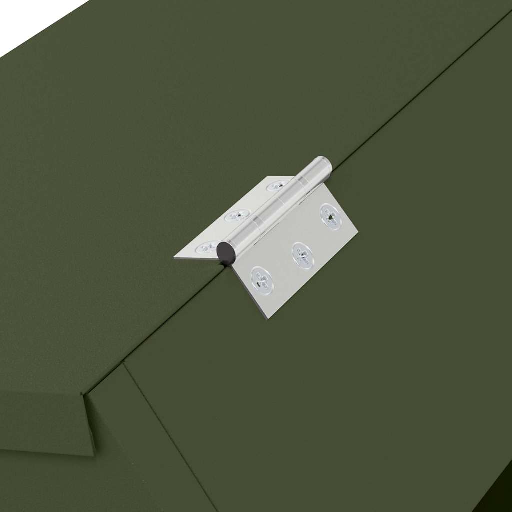 Rabbit Feeder Olive Green 33.5 X 25.5 X 45.5 Cm
