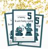 Darling Souvenir Hvit bursdagsinvitasjonskort 28 stk Fyll eller skriv inn tomme invitasjoner Utskrivbare festrekvisita 5 x 7 tommer