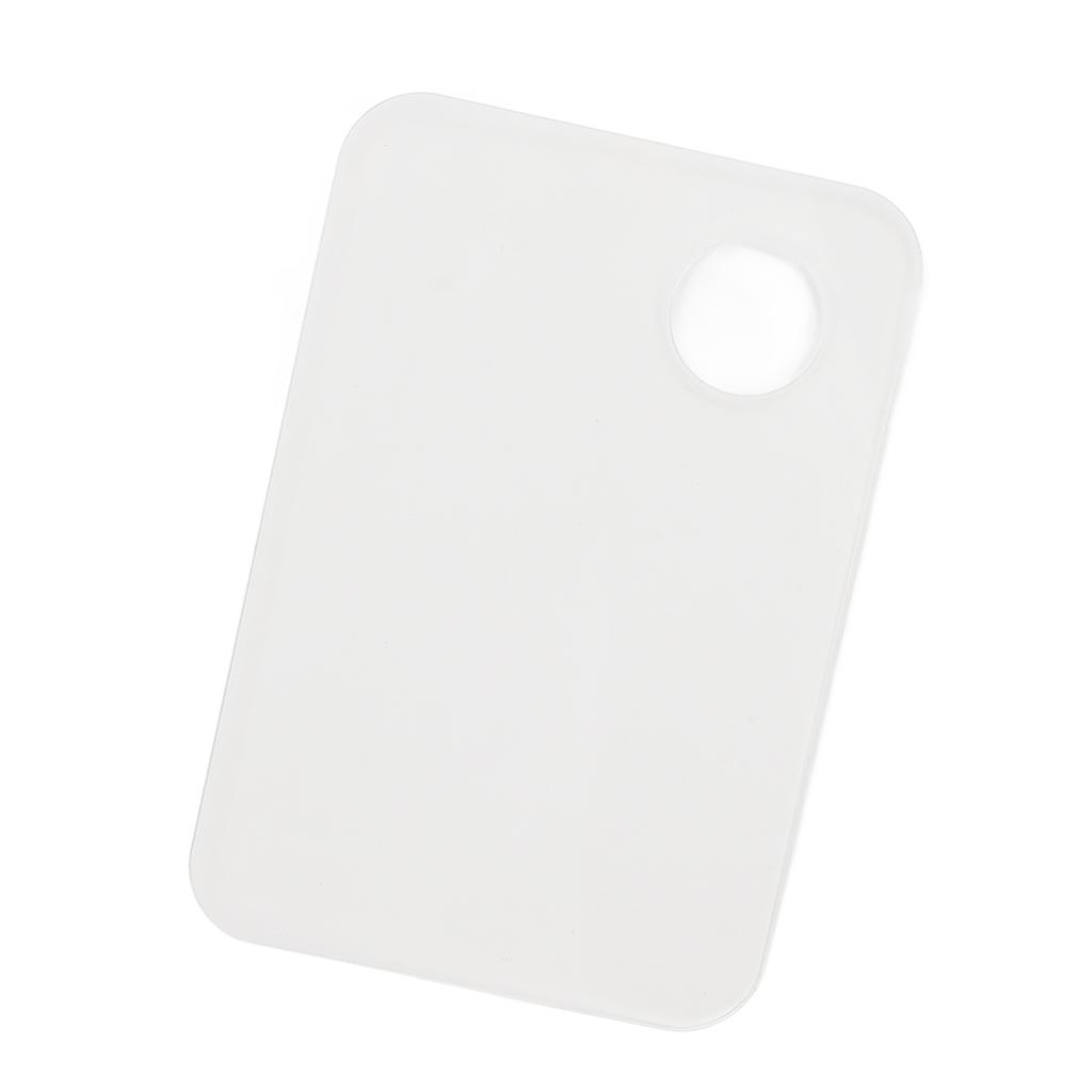 Makeup Foundation Mixing Spatula Set 304 Stainless Steel Acrylic Tray Double Ended Stirrer Cosmetic Palette