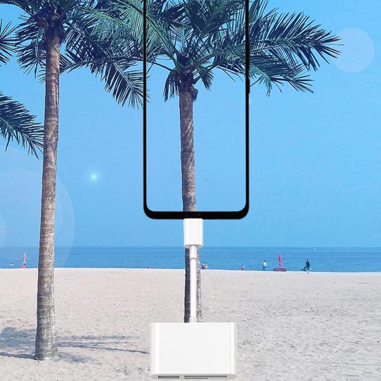 Čtečka karet 3v1 Multifunkční USB 2.0/Type-C U Disk Čtečka TF karet OTG Adaptér pro mobilní telefon