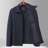 Men's Casual Lapel Jacket for Spring & Autumn - Middle-Aged & Elderly