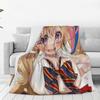 Hololive Blanket Soft Warm Flannel Throw Blanket Bedspread for Bed Living Room Picnic Travel Home Sofa