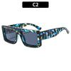 European And American New Square High-End Sunglasses Casual Versatile Outdoor Anti-Ultraviolet Sunglasses Internet Celebrity Sunglasses